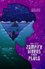 "Zompire Vixens from Pluto" poster